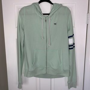 Victoria Secret PINK Mint Zip Ip Jacket